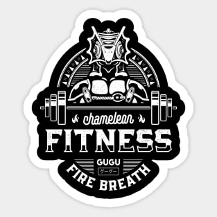 Chameleon Head Fitness Sticker